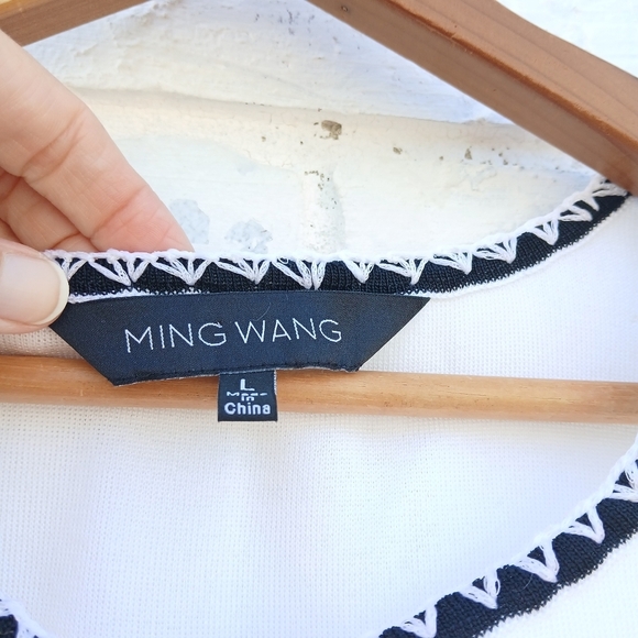 Ming Wang Sleeveless Shell Tank Size Large - Picture 3 of 8